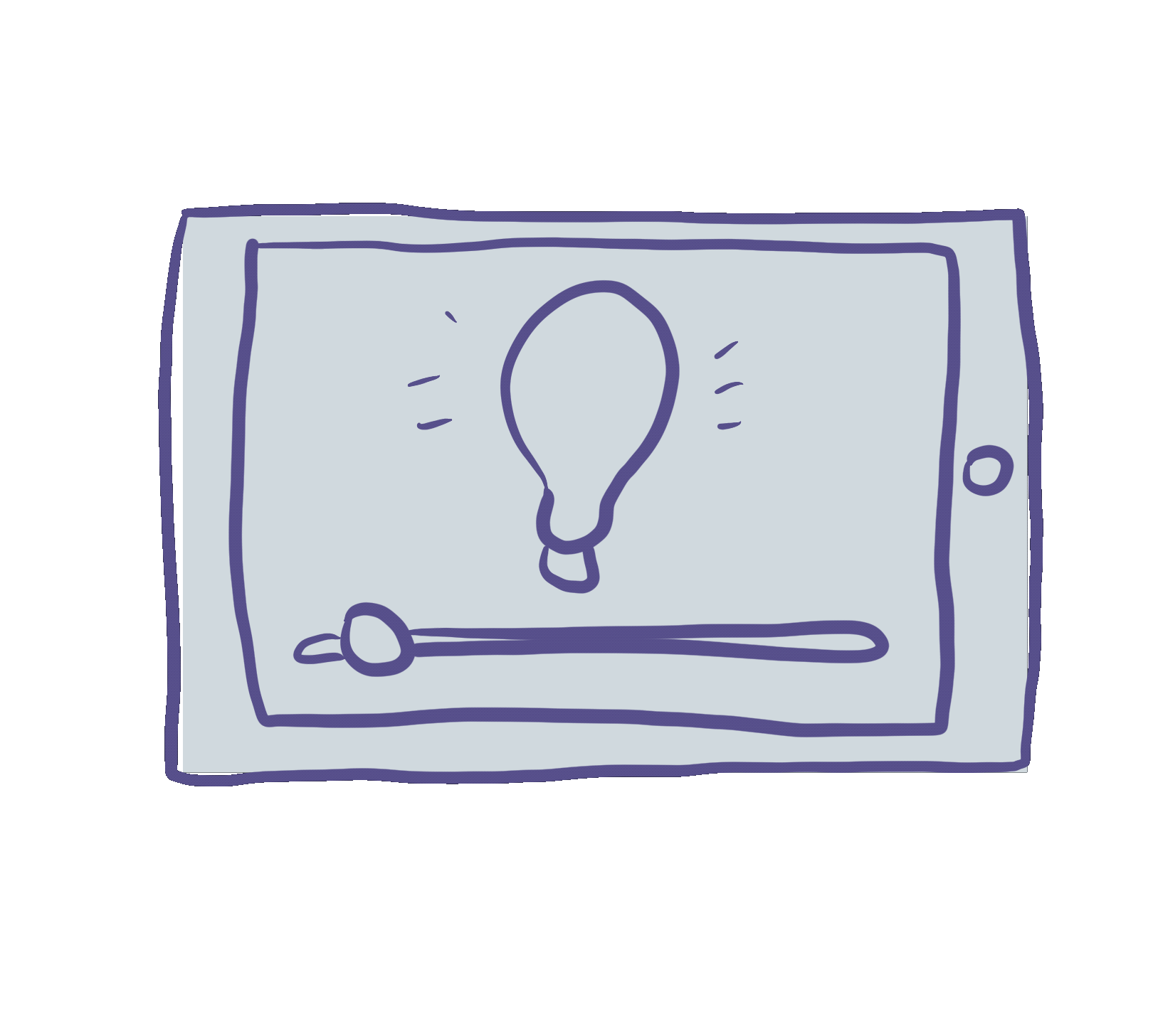 animated lighting control tablet interface