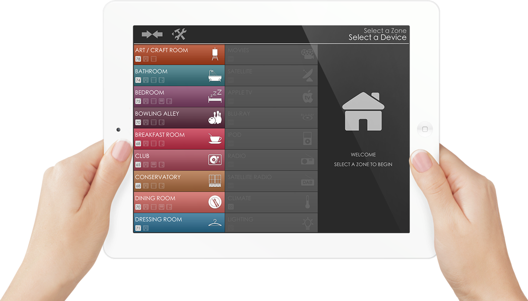 User Ipad Interface Main Home